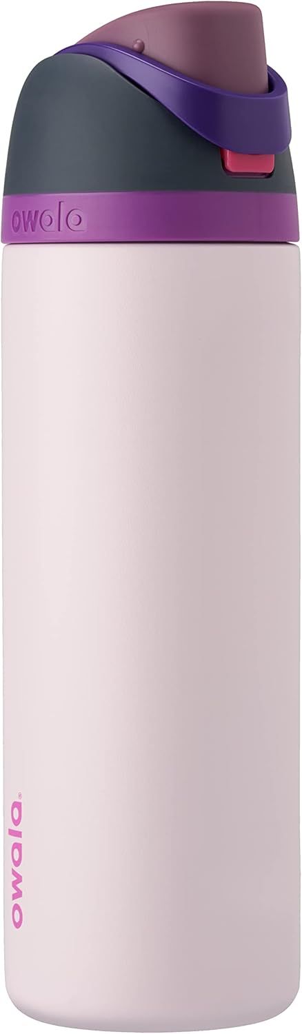 Owala FreeSip Insulated Stainless Steel Water Bottle with Straw, BPA-Free Sports Water Bottle, Great for Travel, 24 Oz, Denim