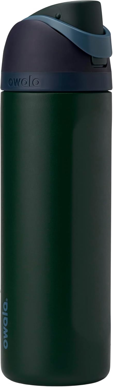 Owala FreeSip Insulated Stainless Steel Water Bottle with Straw, BPA-Free Sports Water Bottle, Great for Travel, 24 Oz, Denim