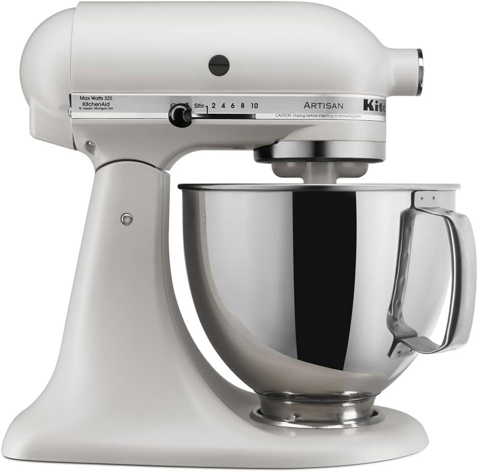 KitchenAid Artisan Series 5 Quart Tilt Head Stand Mixer with Pouring Shield KSM150PS, Onyx Black