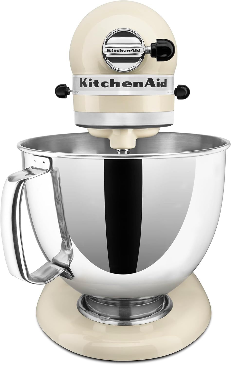 KitchenAid Artisan Series 5 Quart Tilt Head Stand Mixer with Pouring Shield KSM150PS, Onyx Black