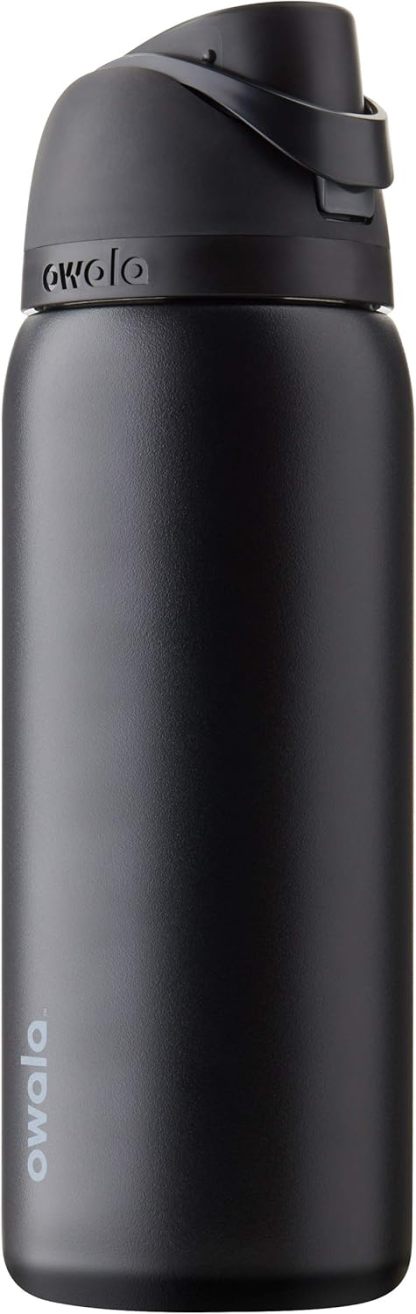 Owala FreeSip Insulated Stainless Steel Water Bottle with Straw, BPA-Free Sports Water Bottle, Great for Travel, 24 Oz, Denim