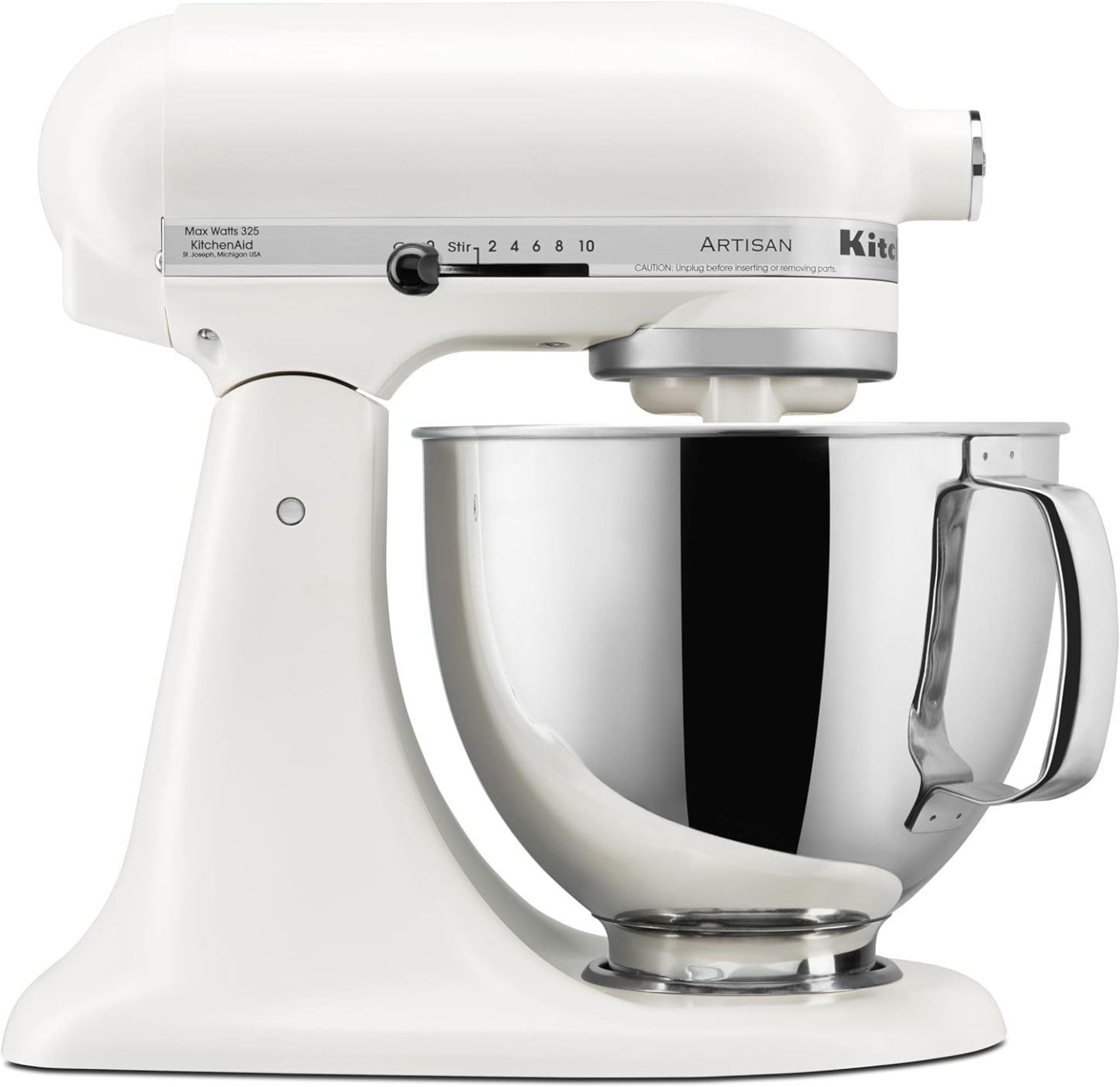 KitchenAid Artisan Series 5 Quart Tilt Head Stand Mixer with Pouring Shield KSM150PS, Onyx Black