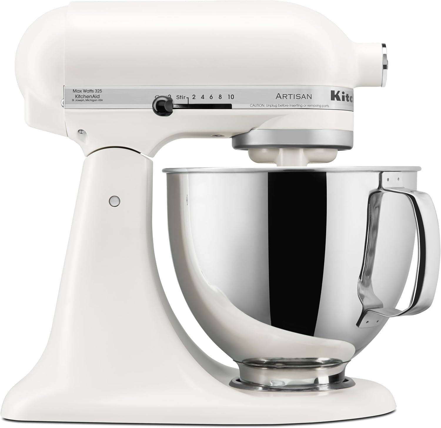 KitchenAid Artisan Series 5 Quart Tilt Head Stand Mixer with Pouring Shield KSM150PS, Onyx Black