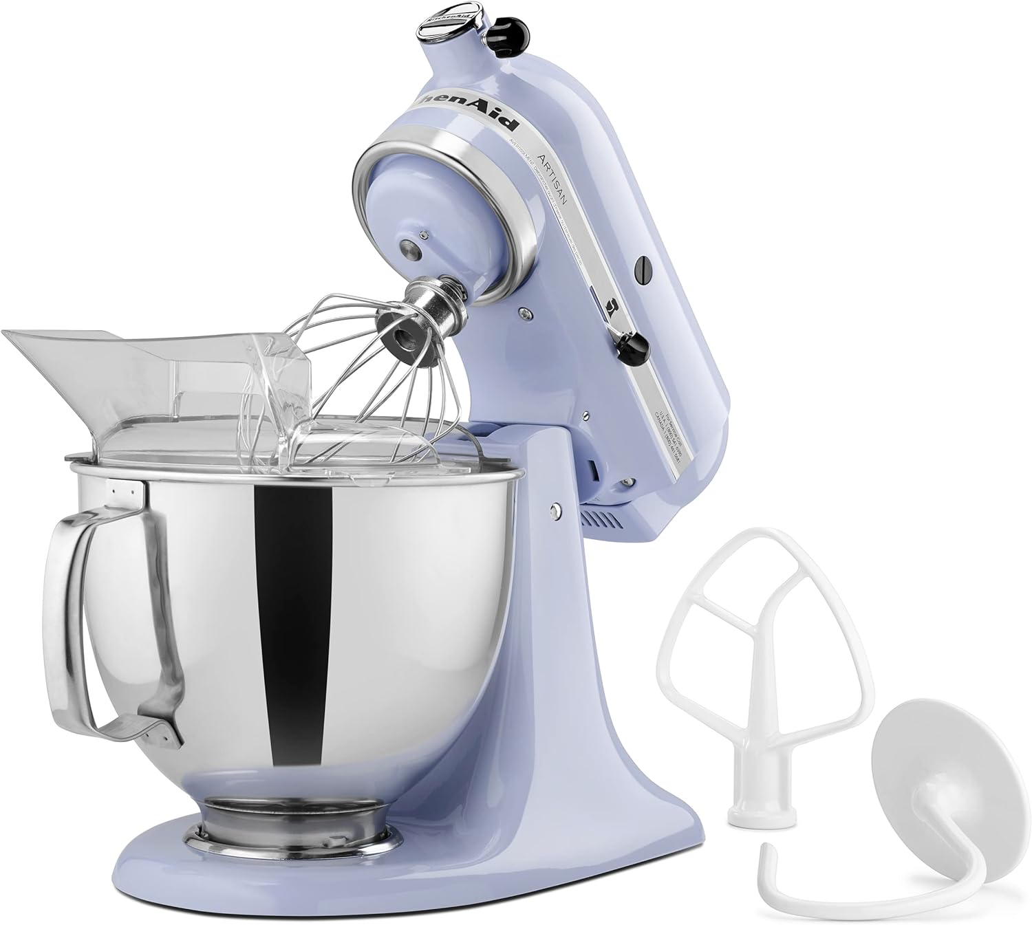KitchenAid Artisan Series 5 Quart Tilt Head Stand Mixer with Pouring Shield KSM150PS, Onyx Black