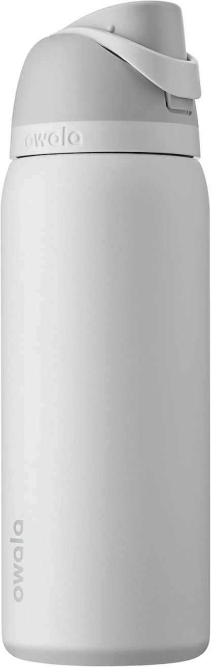 Owala FreeSip Insulated Stainless Steel Water Bottle with Straw, BPA-Free Sports Water Bottle, Great for Travel, 24 Oz, Denim