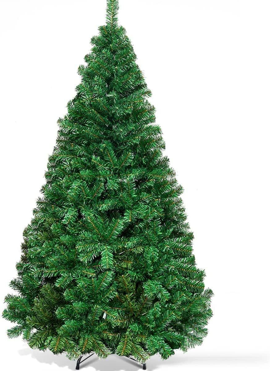 Goplus 5ft Artificial Christmas Tree, Unlit Christmas Pine Tree with 3