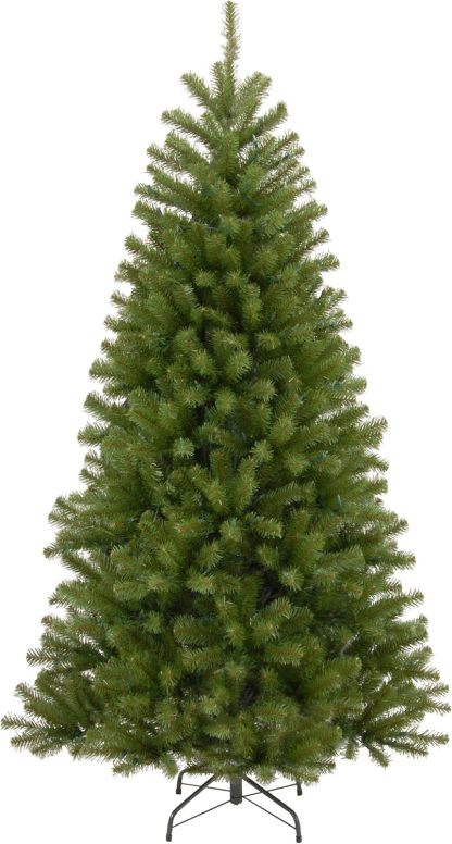 National Tree Company 7.5 ft Unlit North Valley Spruce Artificial Christmas Tree, 1,346 Tips, Includes Stand, Green
