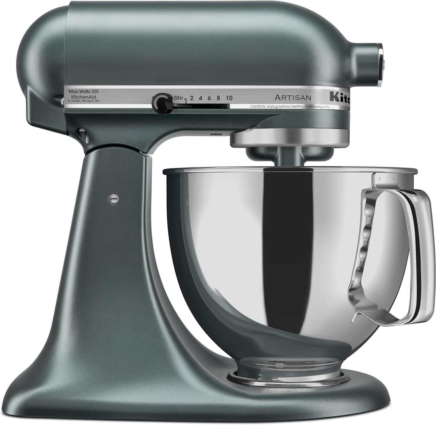 KitchenAid Artisan Series 5 Quart Tilt Head Stand Mixer with Pouring Shield KSM150PS, Onyx Black