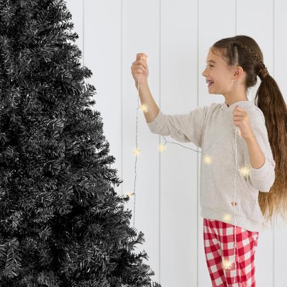 Best Choice Products Artificial Christmas Tree, 6ft Premium Unlit Hinged Design, Dense Branches Realistic Holiday Décor​ w/Easy Assembly, Base