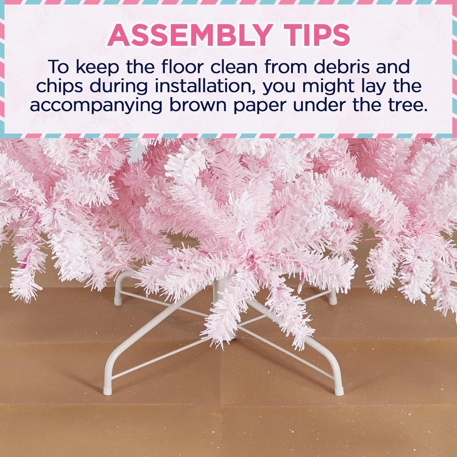 Yaheetech 6ft Snow Flocked Pre-lit Christmas Tree with 250 Warm White Lights, 820 Lush Branch Tips & Quick-Assembly Hinged Design, Full Artificial Xmas Tree for Winter Holiday Décor, Green & White