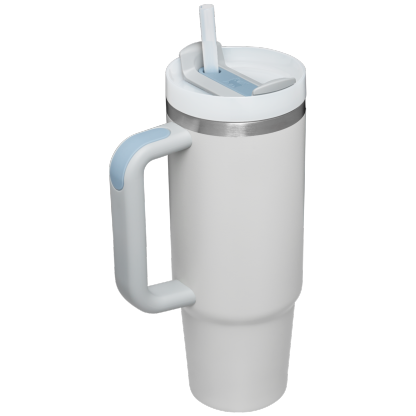 Stanley Quencher H2.0 Flowstate Tumbler 30 oz Cup In Fog White