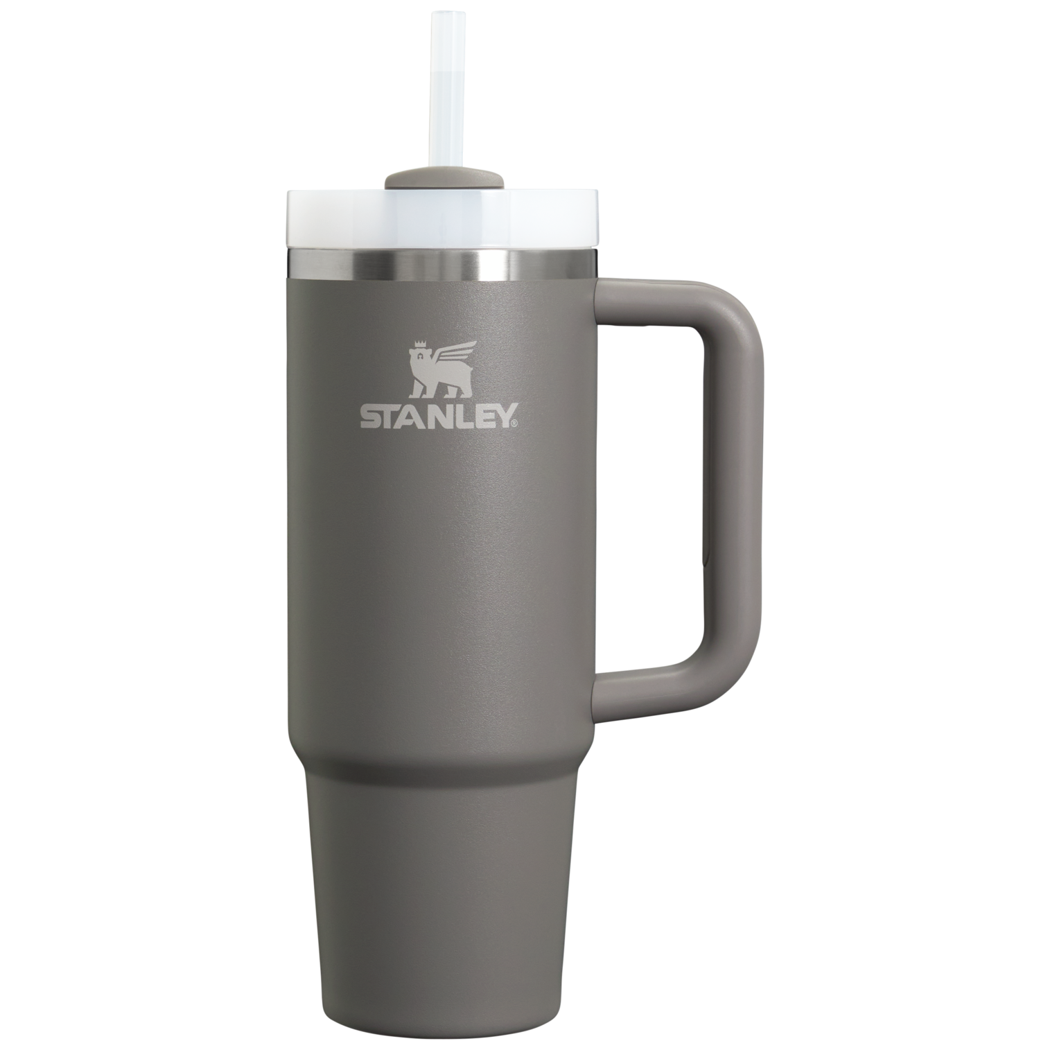 Stanley Quencher H2.0 Flowstate Tumbler 30 oz Cup In Stone Grey