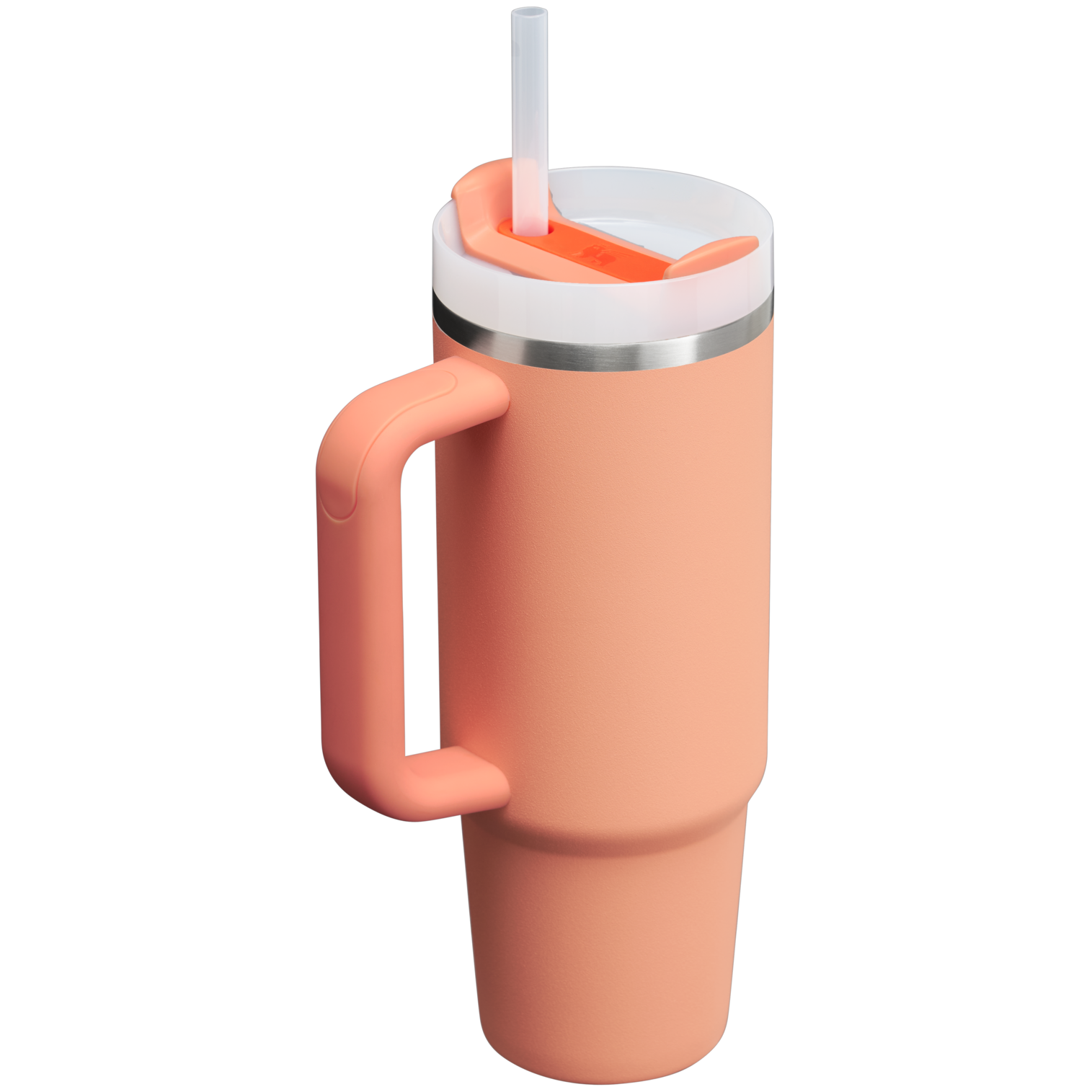 Stanley Quencher H2.O FlowState Tumbler Cup 30 OZ In Nectarine Orange