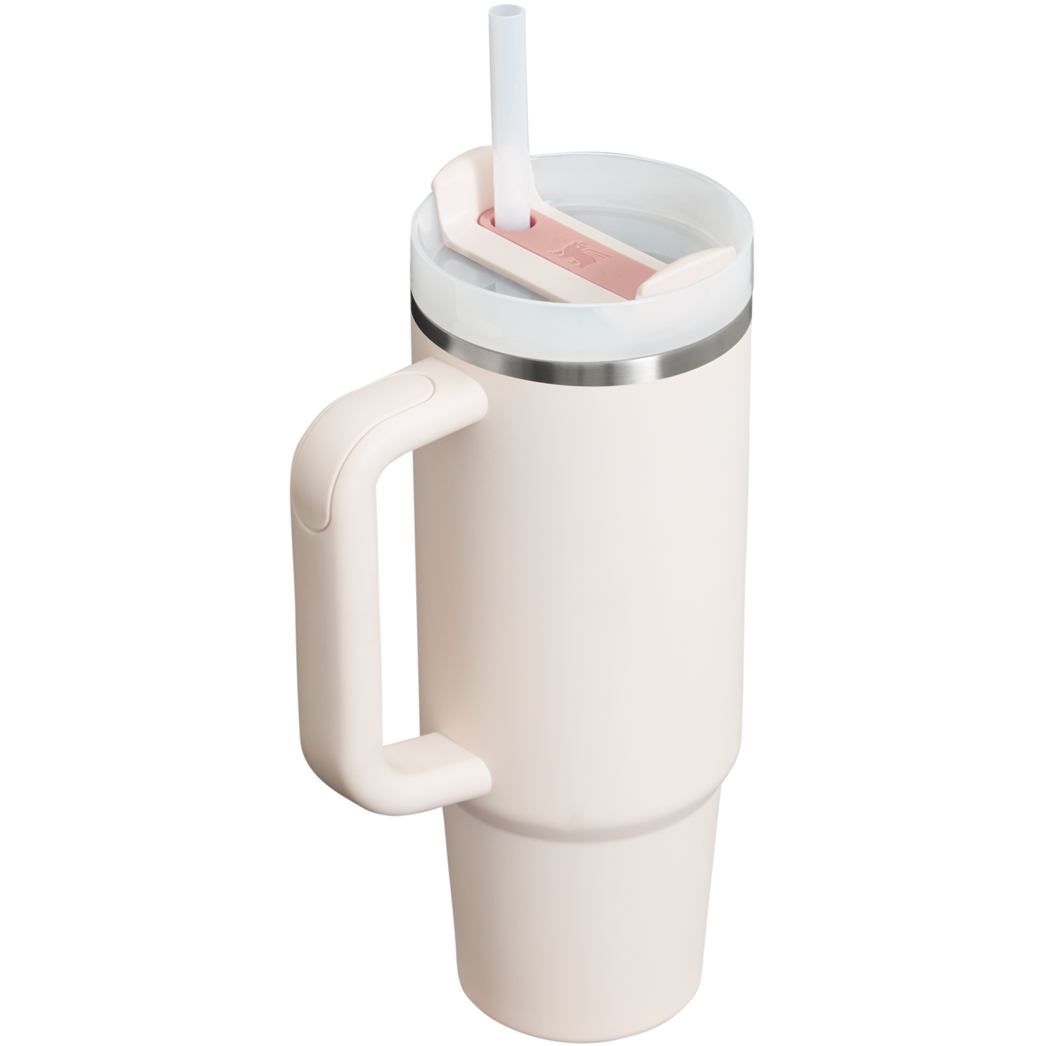 Stanley Quencher H2.O FlowState Tumbler Cup 30 OZ In Rose Quartz Pink