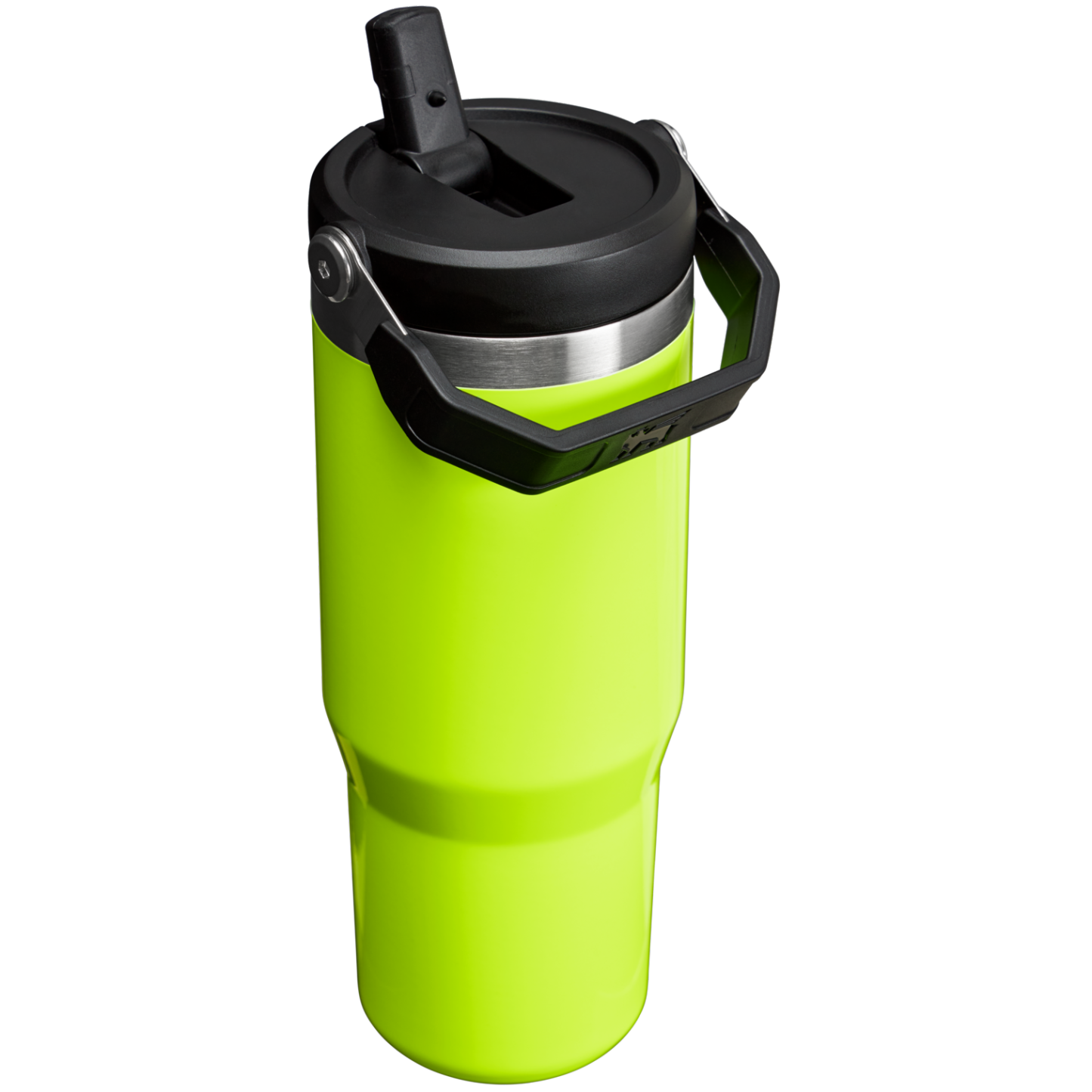 30 OZ Stanley IceFlow Flip Straw Tumbler Water Bottle In Neon Yellow