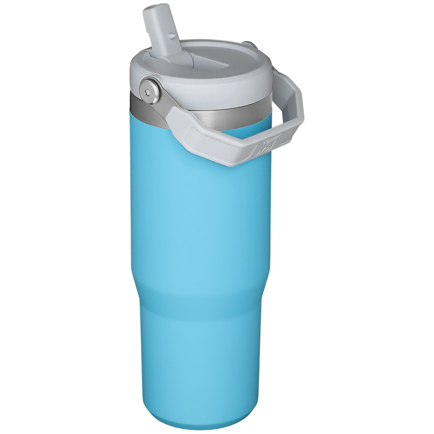 The IceFlow FlipStraw Tumbler 30OZ in Pool Blue