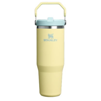 Stanley 30 OZ IceFlow Flip Straw Tumbler In Pomelo Yellow