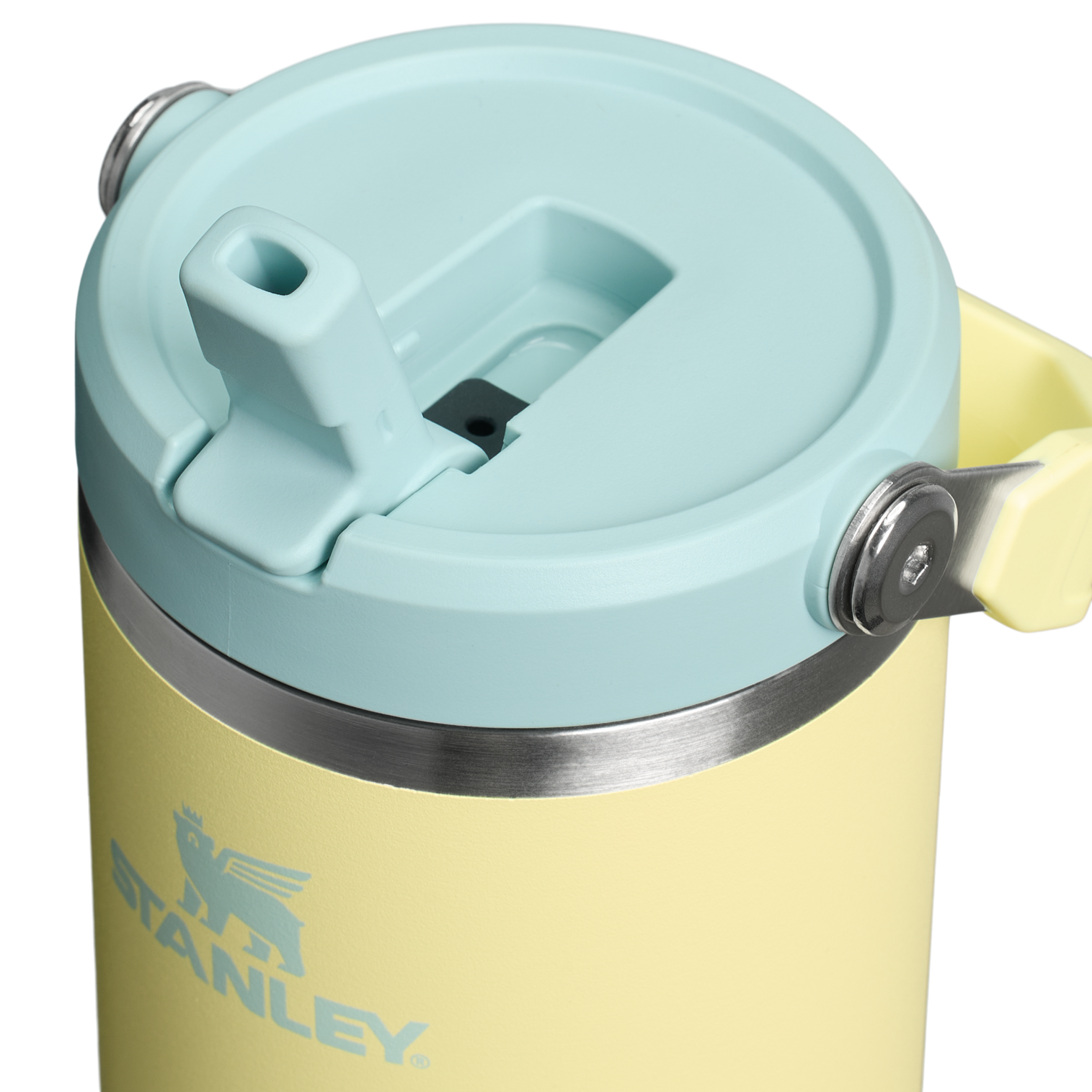 Stanley 30 OZ IceFlow Flip Straw Tumbler In Pomelo Yellow