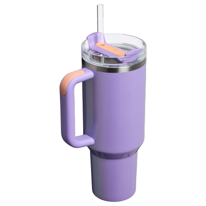 Stanley 40 OZ New Frequency Quencher Insulated Tumbler Cup In Periwinkle Shimmer Purple