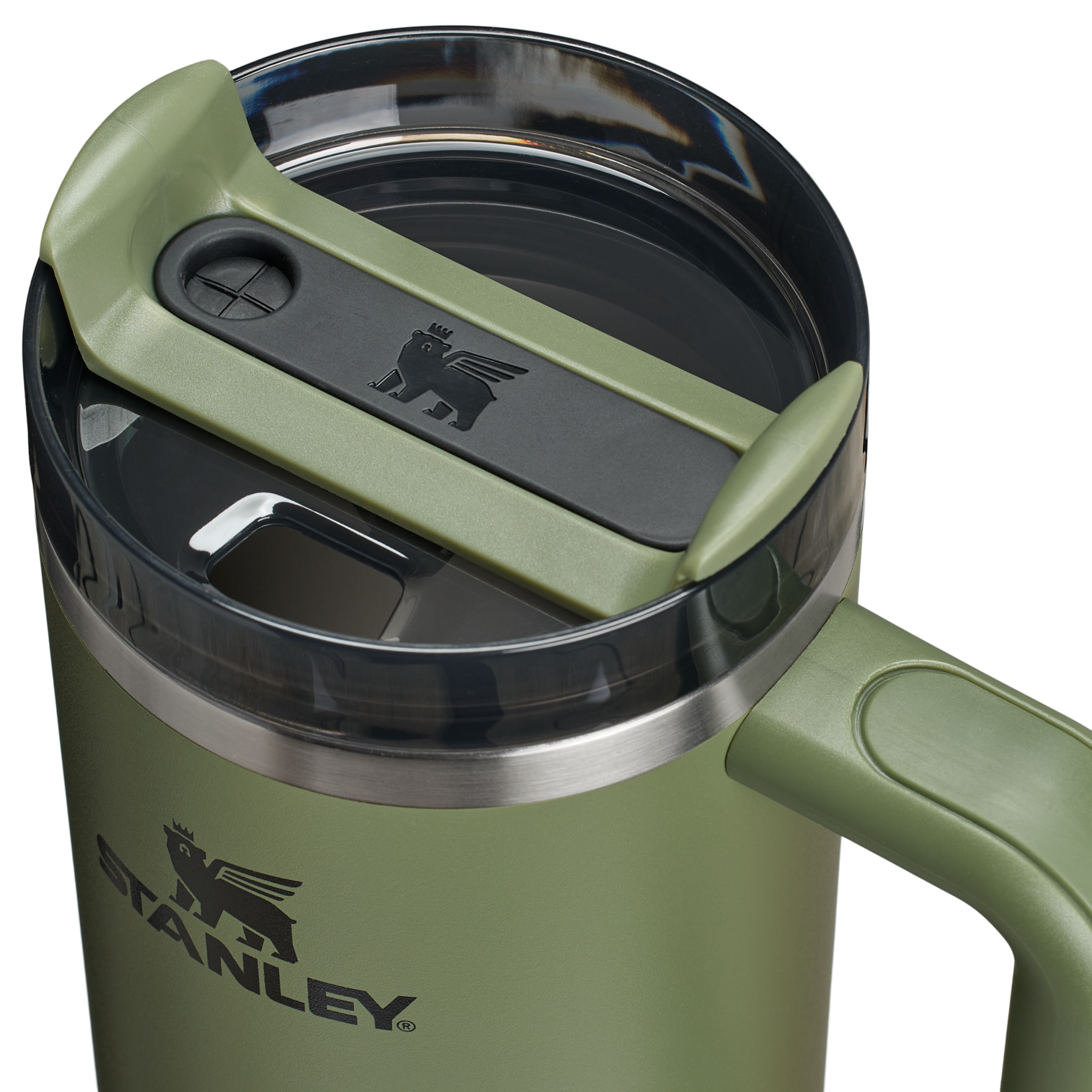 Stanley Quencher H2.0 Flowstate™ Tumbler 30 Oz Cup In Dried Pine Green