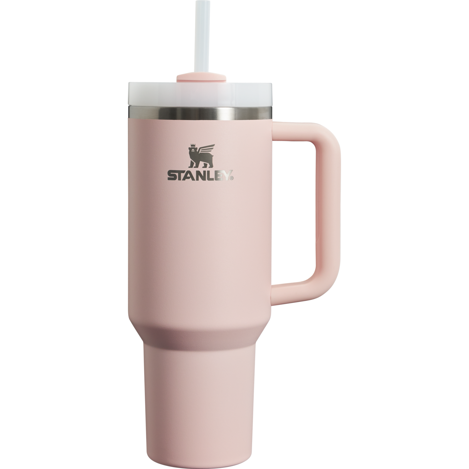The Stanley Quencher H2.O FlowState Tumbler 40OZ Cup In Bloom Pink