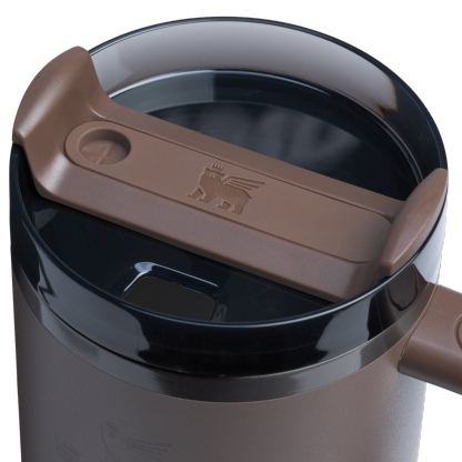 Stanley 40 OZ Quencher Insulated Tumbler Cup In Espresso Brown