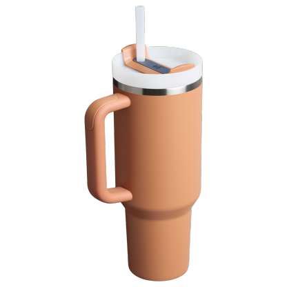 Stanley Quencher H2.O FlowState Tumbler Cup 40 OZ In Toast Tan