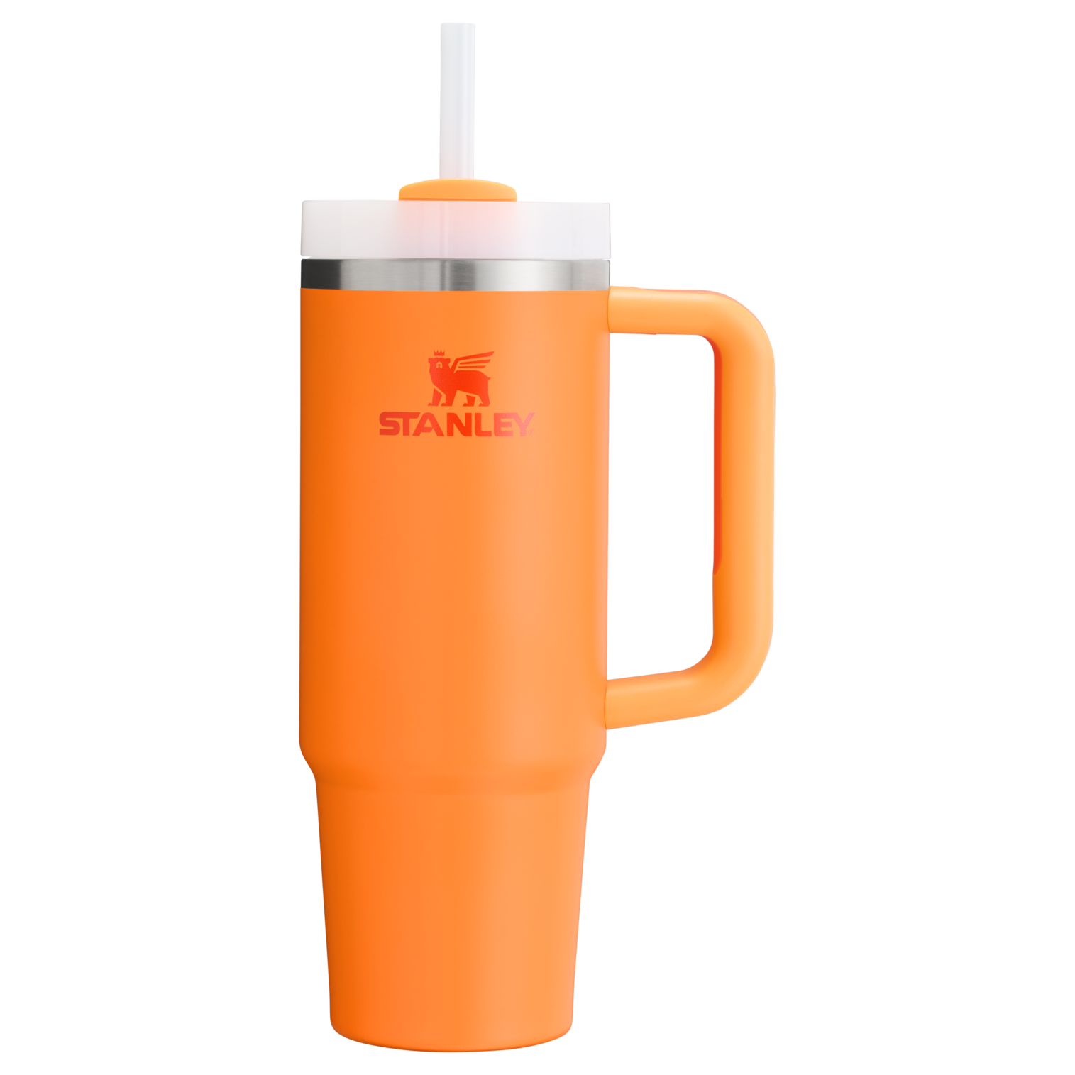Stanley Quencher H2.O FlowState Insulated Tumbler 30 OZ Cup In Goldenrod Orange