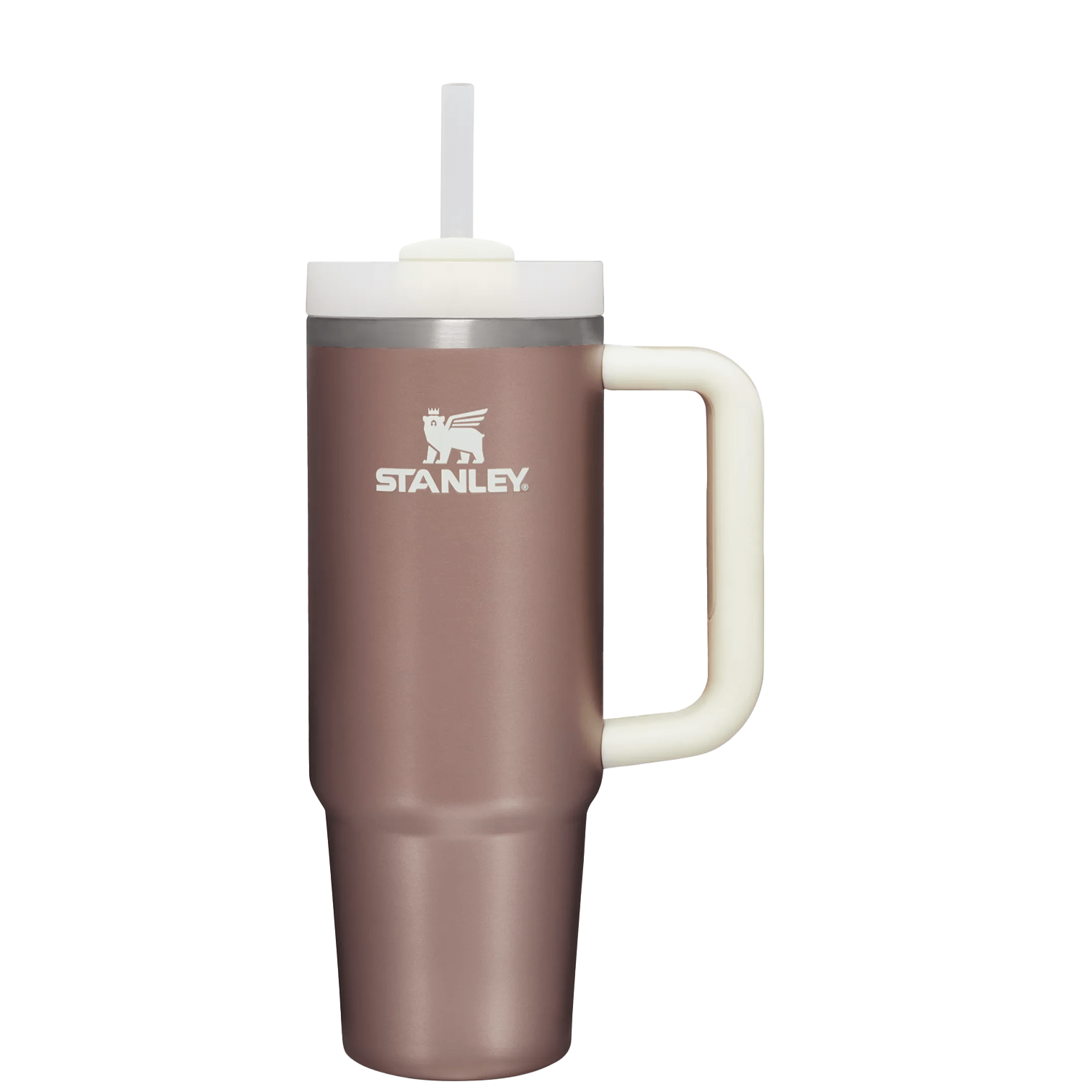 Stanley Quencher H2.0 Flowstate Tumbler 30 oz Cup In Rose Quartz Glow