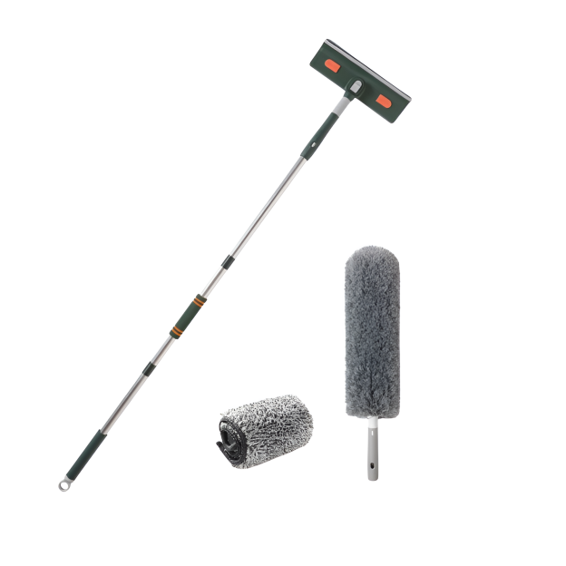 Glasreinigung Haushalt verlängerte Spleißstange Fensterreinigung Wischer Glasschaber Fensterreiniger