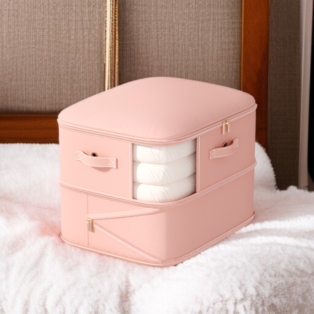 Quilt-Aufbewahrungstasche, Kompressionstasche für Kleidung und Hosen, für den Kleiderschrank, Aufbew