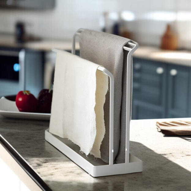 Handtuchhalter für die Arbeitsplatte des Hotels, stanzfreier Handtuchablaufständer, Handtuchhalter f