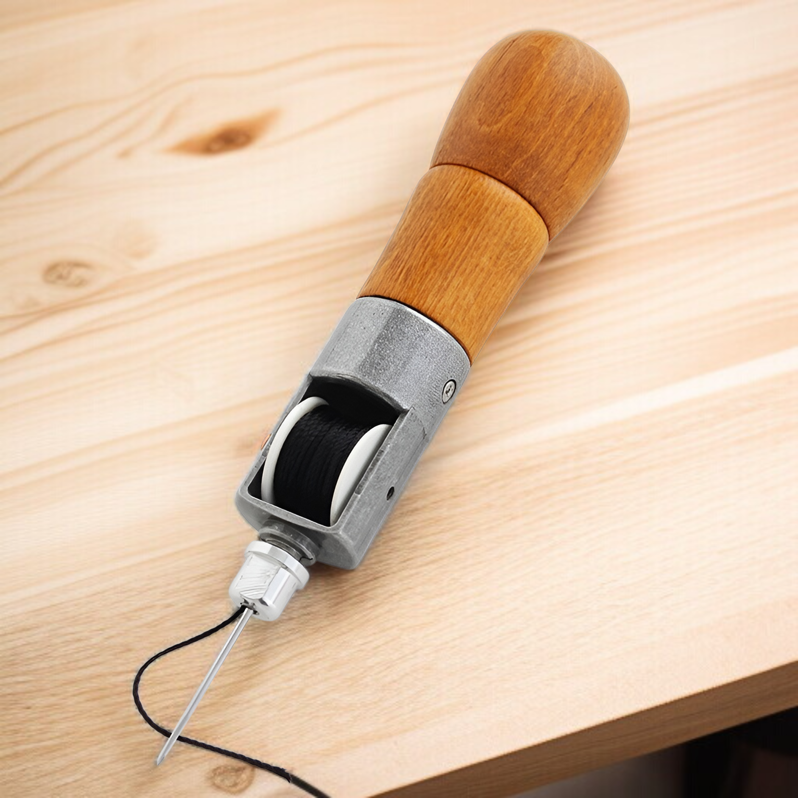 Handnähmaschine DIY Lederhandwerk Pflanzlich gegerbtes Leder Werkzeuge Nähen Nähen Ahle Stick Diaman