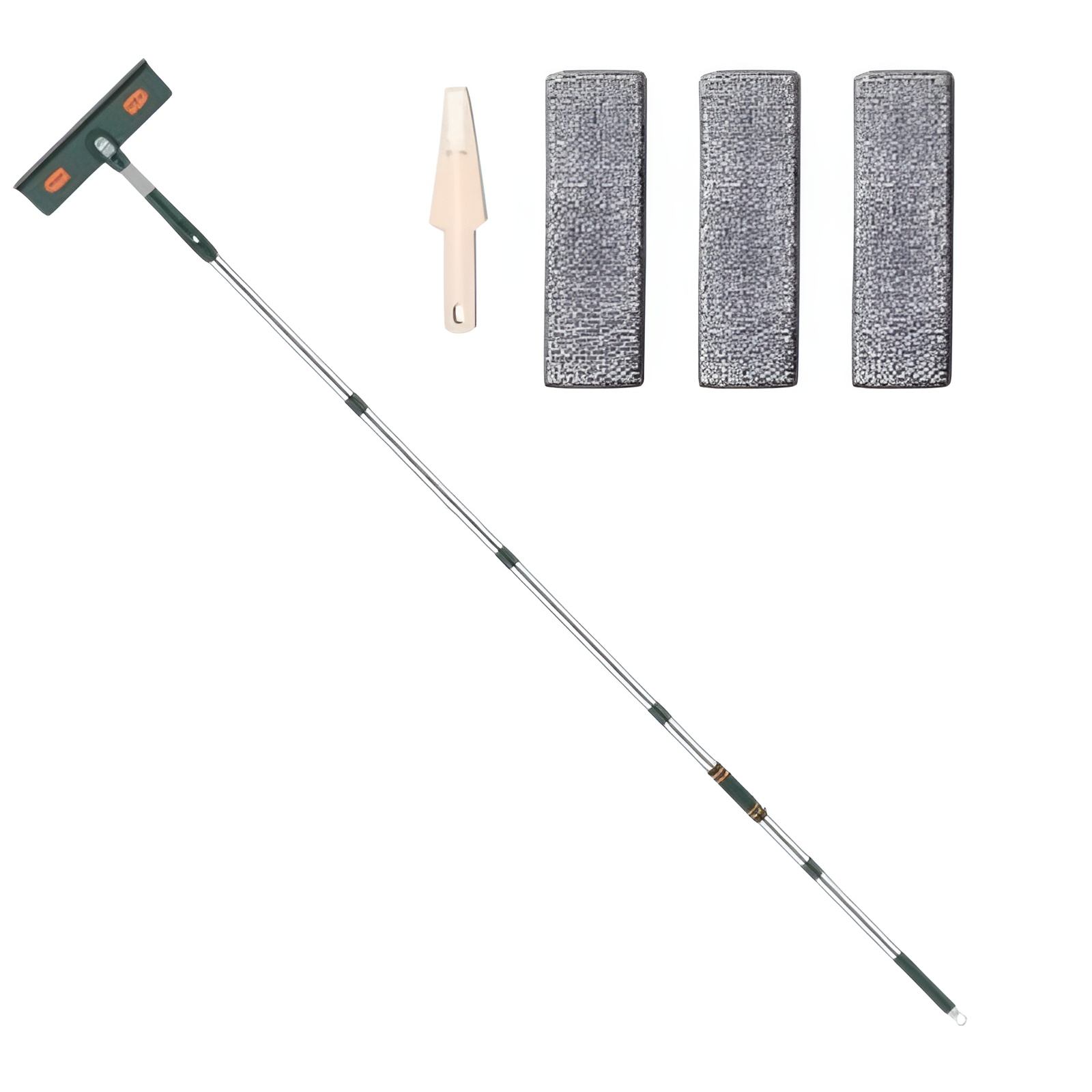 Glasreinigung Haushalt verlängerte Spleißstange Fensterreinigung Wischer Glasschaber Fensterreiniger