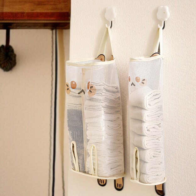 Hängende Aufbewahrungstasche aus Netzstoff, Aufbewahrungstasche für Socken und Unterwäsche, Aufbewah