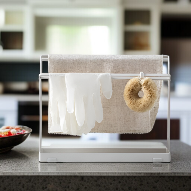 Handtuchhalter für die Arbeitsplatte des Hotels, stanzfreier Handtuchablaufständer, Handtuchhalter f