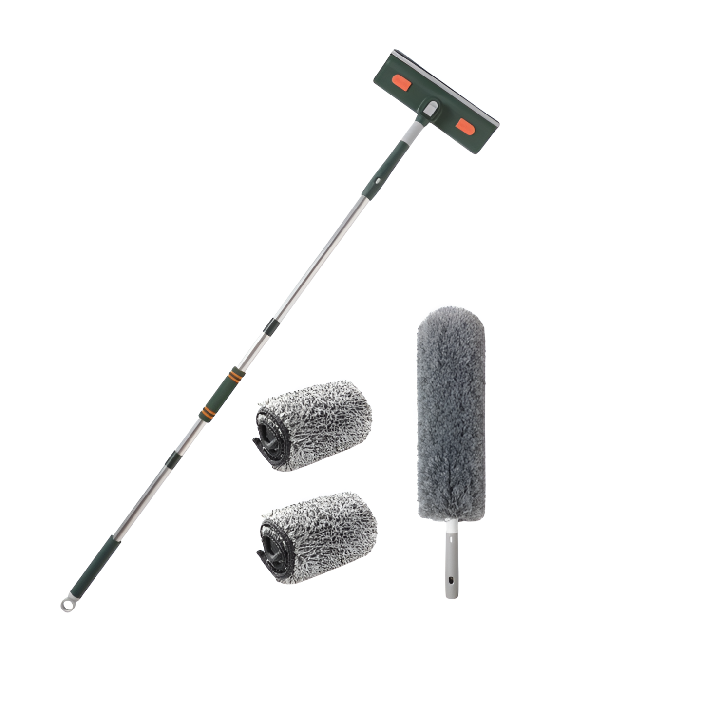 Glasreinigung Haushalt verlängerte Spleißstange Fensterreinigung Wischer Glasschaber Fensterreiniger