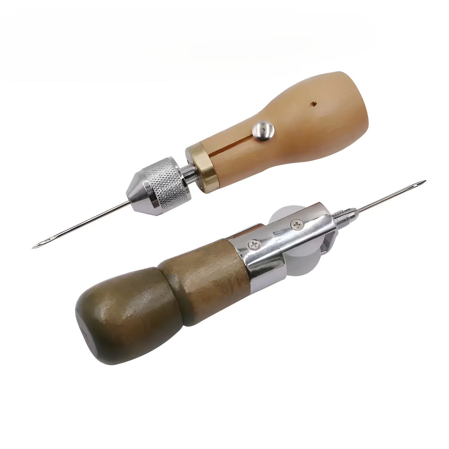 Handnähmaschine DIY Lederhandwerk Pflanzlich gegerbtes Leder Werkzeuge Nähen Nähen Ahle Stick Diaman