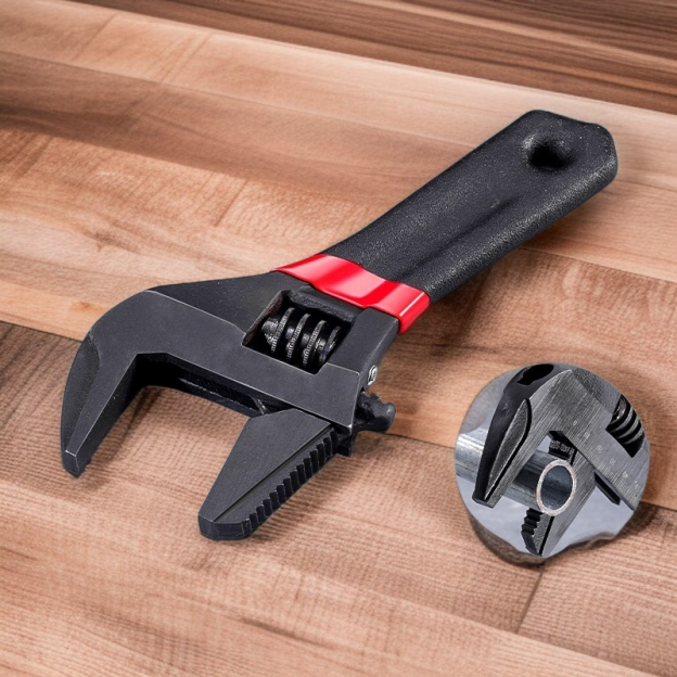 Pipe work multifunction short handle wrench