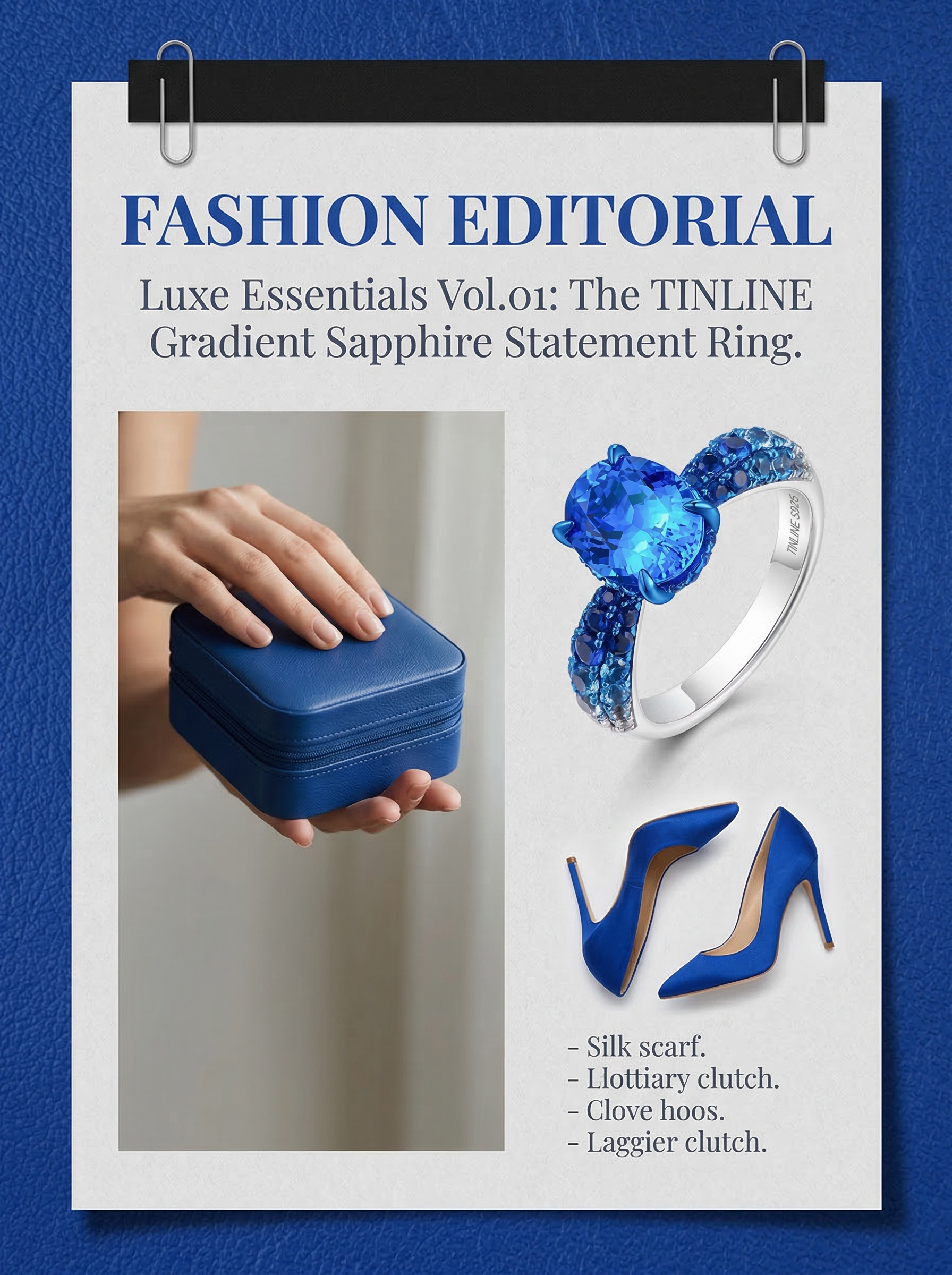 Modern art aesthetic cultivation of the Kashmirian iridescent gradient craftsmanship creates a dazzling professional-grade sapphire ring. 