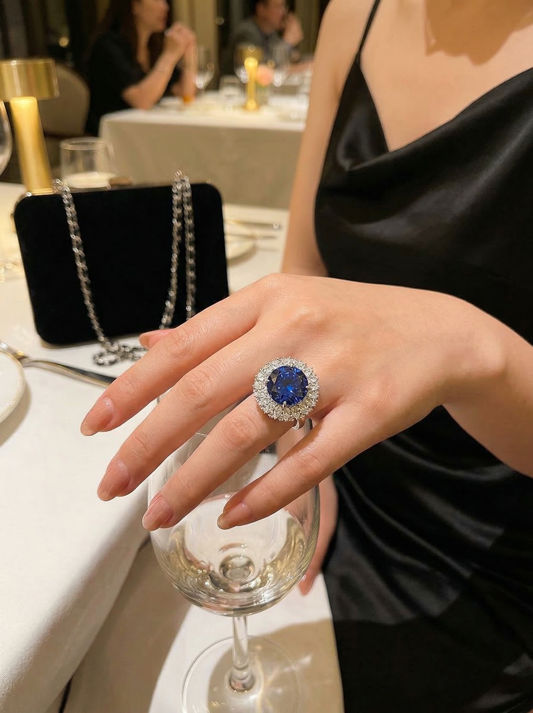 The Modern Aesthetic Design "Starry Sky" Series - Royal Grade Sapphire and Celestial Diamond Ring 