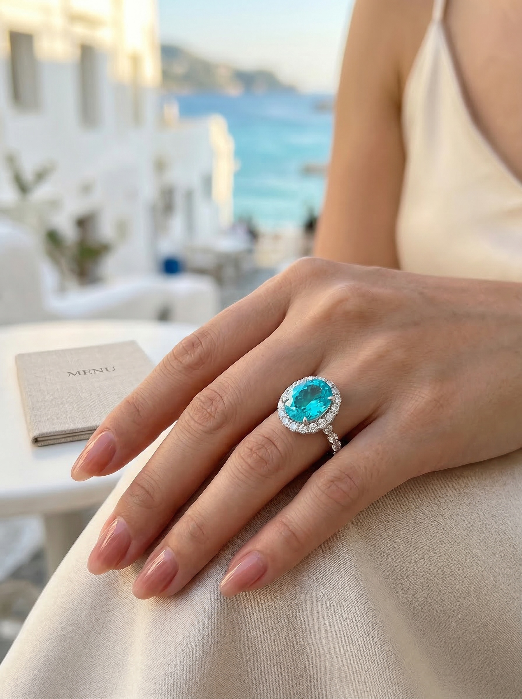 Spring and Summer Collection - High-quality, natural Paraiba tourmalines and stylish sapphire rings - 7.5 carats