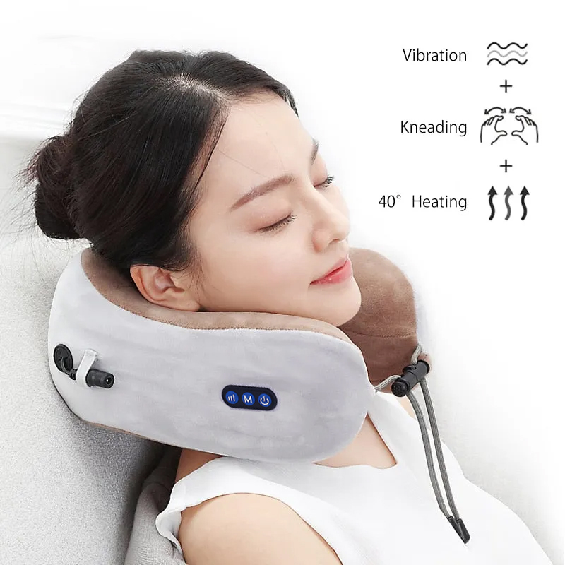 Multifunctional Electric Best Neck Pillow Massager Travel Pillow