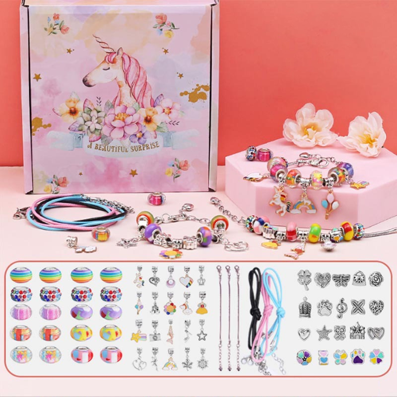 (🔥2022 TOP 1 TRENDING🔥)Charm Bracelet Jewerly Making Kit(Buy 3sets and Get 3rd for Free )