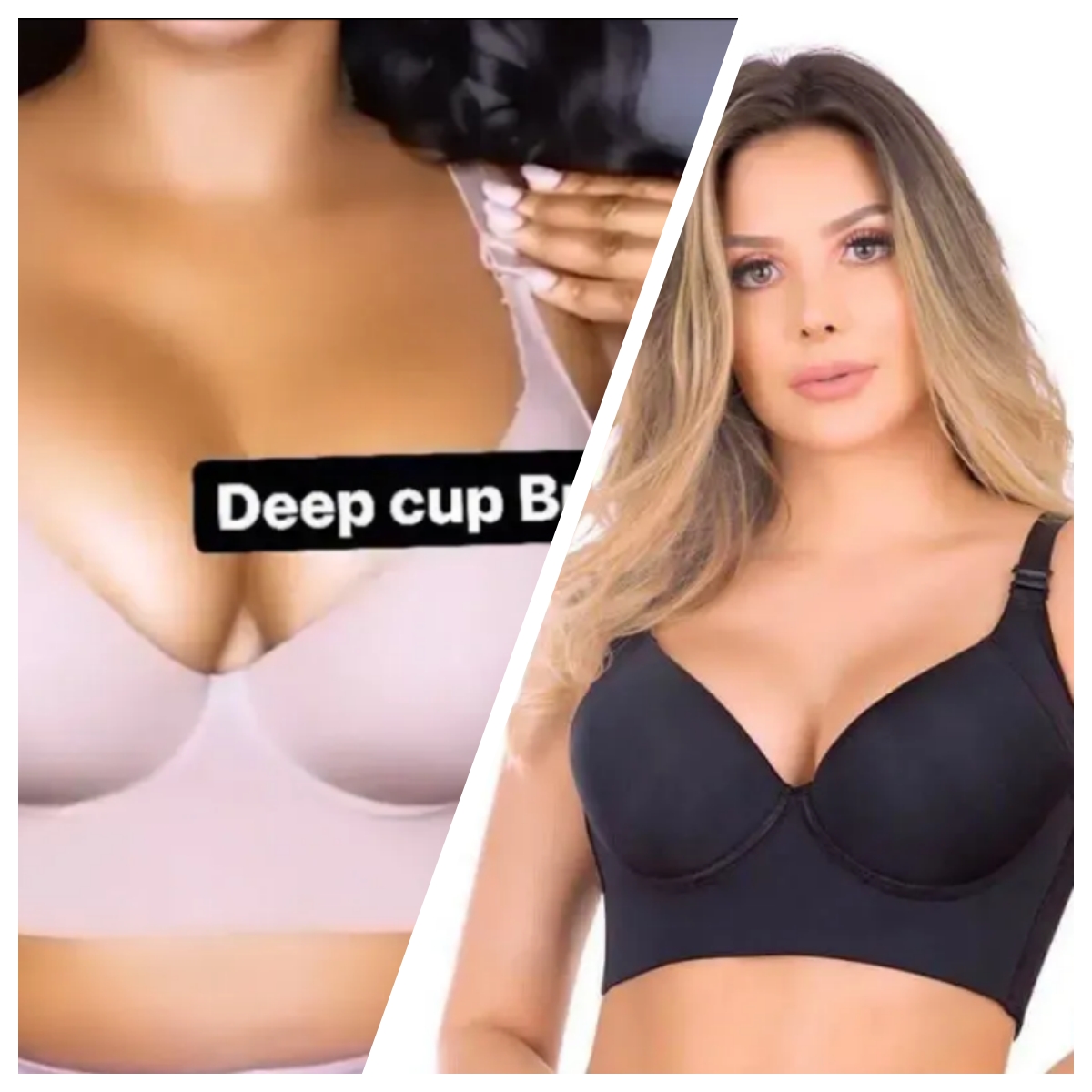 [Copy]🔥BUY 1 GET 1 FREE!!🔥BUY 2 FREE SHIPPING🔥Women's Deep Cup Bra Hide Back Fat Full Back Coverage Push Up Bra With Shapewear Incorporated