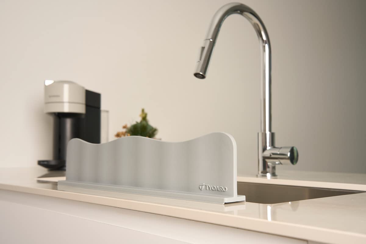 Food-grade silicone drain mat kitchen bathroom faucet splash-proof sink mat strip foldable