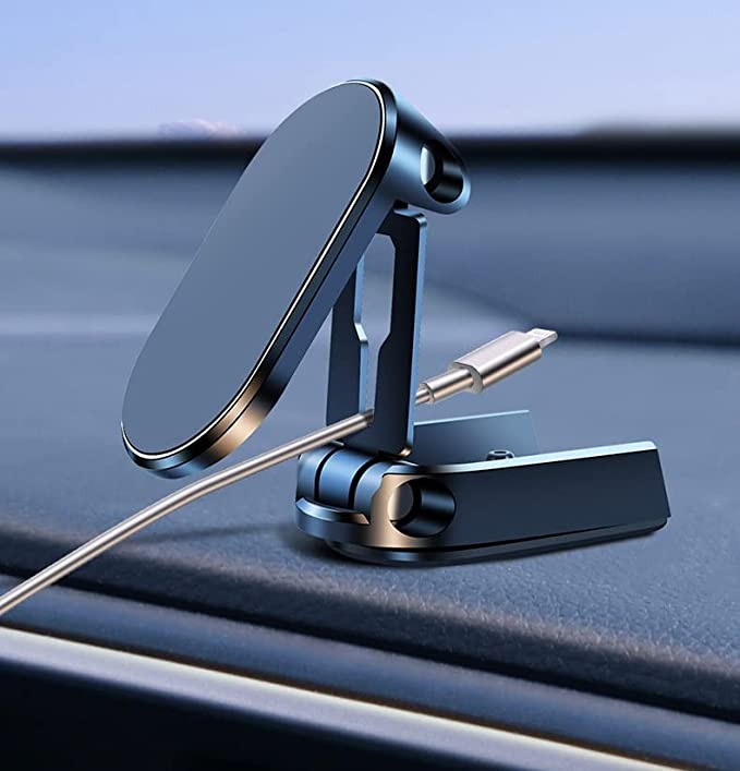 💥Last day 60% OFF💥 2023 New Alloy Folding Magnetic Car Phone Holder