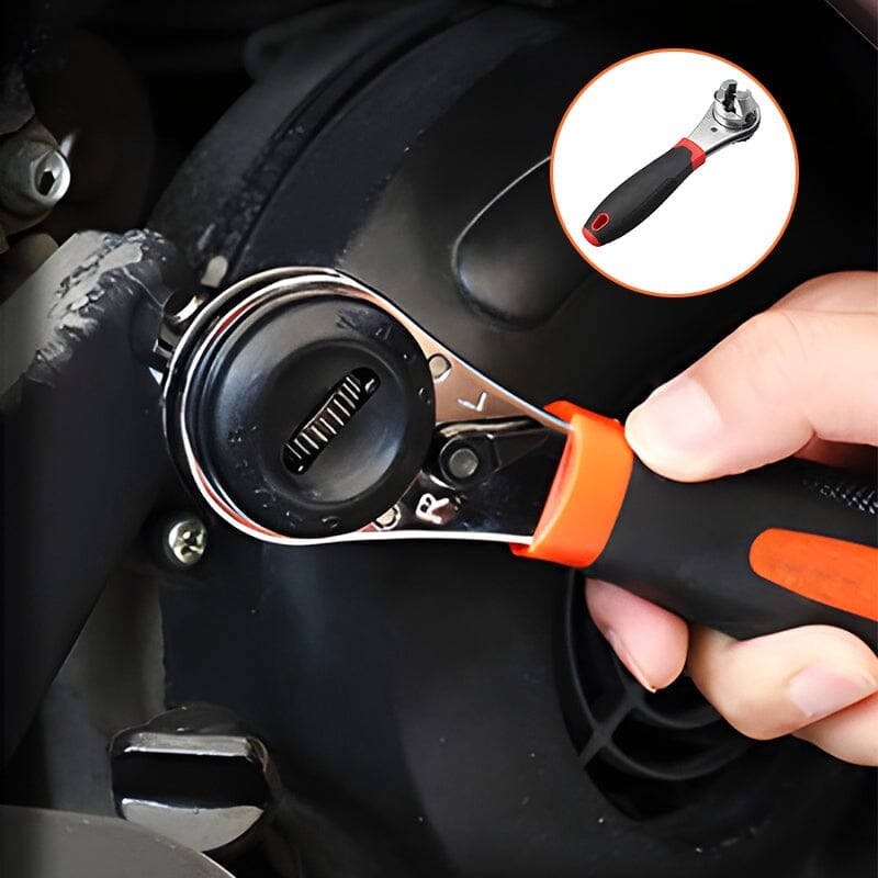 [Hot Sale 49% OFF]👍Adjustable Ratchet Wrench