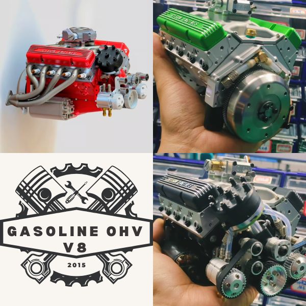 🔥Last 4 hours Sale: Save 89%-Gasoline OHV V8 Small-block Engine Model Kits