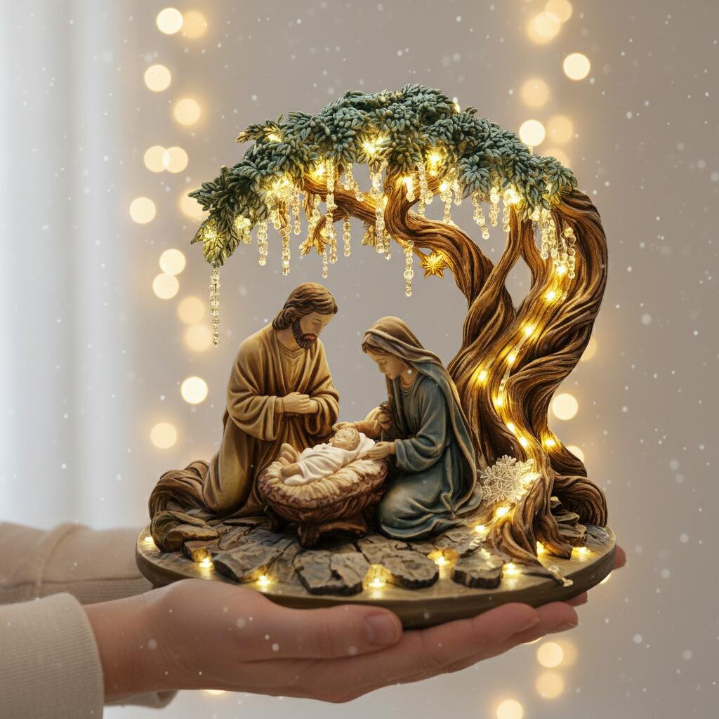 Buy 2 Get 5% OFF& Free Shipping🎄🎁Christmas Nativity Scene Decorative Figurine